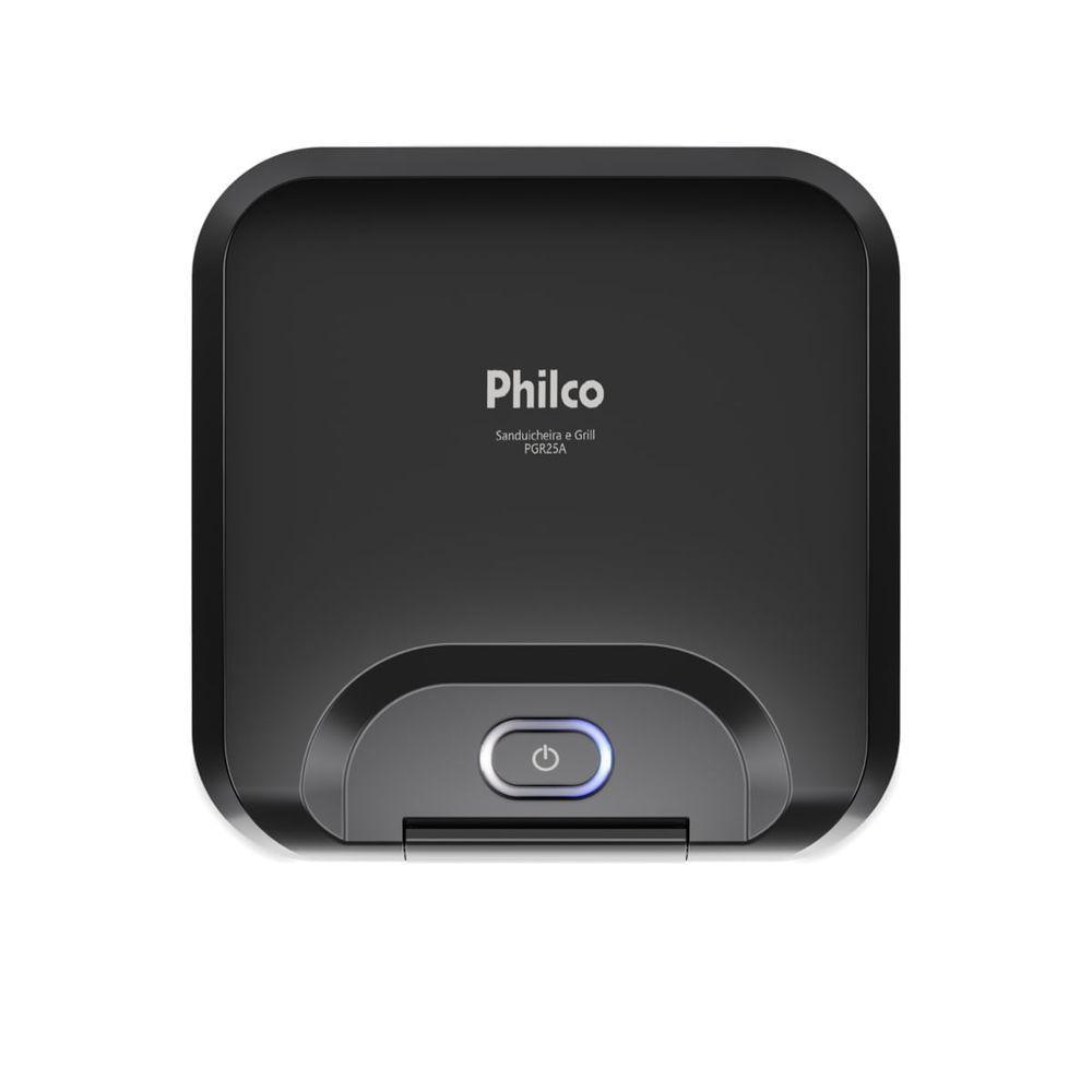 Sanduicheira e Grill Philco 2 em 1 Antiaderente 750W PGR25A 110V - 2