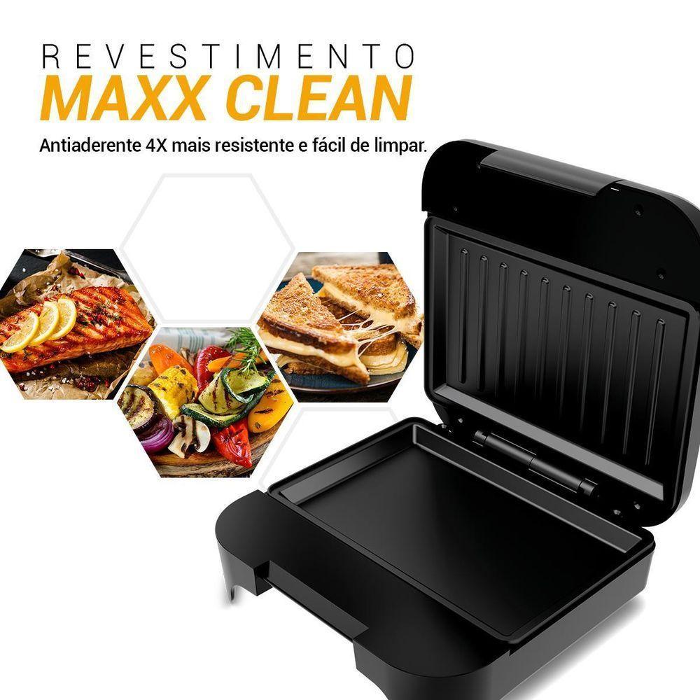 Sanduicheira e Grill Philco 2 em 1 Antiaderente 750W PGR25A 110V - 5