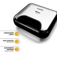 Sanduicheira E Grill Philco Inox 2 Em 1 PGR27A 750W 220V - 5