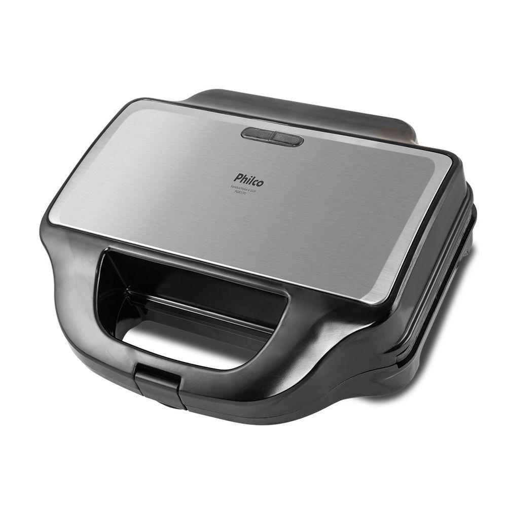 Grill E Sanduicheira Philco PGR17PI Chapas Removíveis 900W 220V - 1