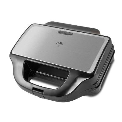 Grill e Sanduicheira Philco PGR17PI com Chapas Removíveis 900W Preto 110V
