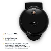 Mini Waffle Maker Britânia 550W Chapas Antiaderentes BWM01A 110V