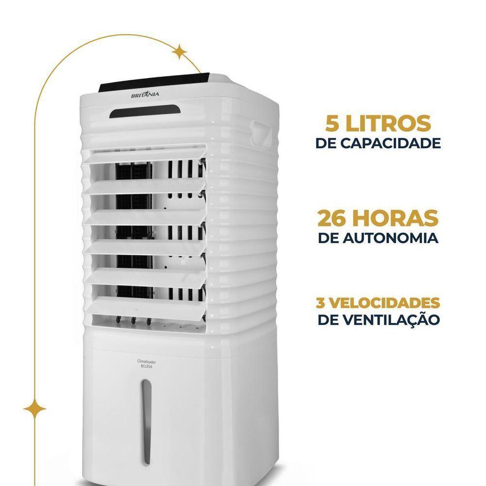 Climatizador Britânia 4 Em 1 Autonomia De 26h BCL05A 220V - 3