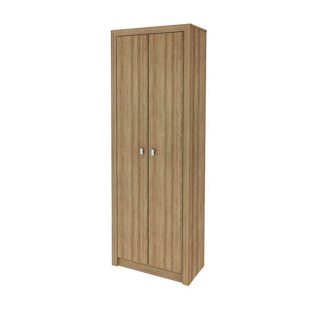 Armário Para Escritório 171,5x60cm Com 2 Portas E 5 Prateleiras Amêndoa - 3