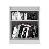 Balcão Para Escritório 60cm Com 1 Prateleira 2 Portas E Chave Branco - 3