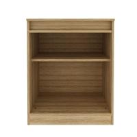 Balcão Para Escritório 60cm Com 1 Prateleira 2 Portas E Chave Amêndoa - 8