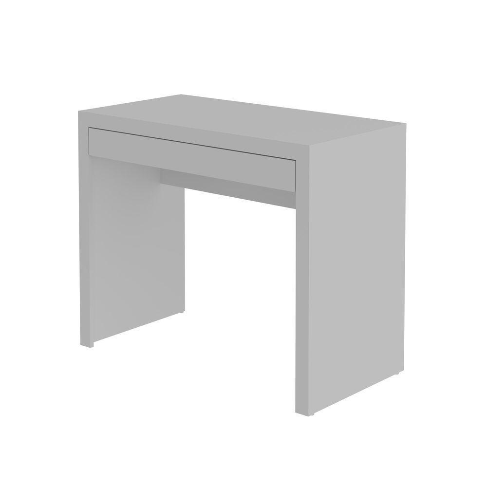Escrivaninha Para Escritório 90cm Com 1 Gaveta Branco - 3