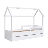 Cama Infantil Montessoriana Com Gavetões Inferiores Linha Infanto Ccm021 - Completa Móveis Branco - 5