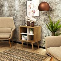 Mesa De Apoio Amêndoa/off White - 1