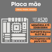 Pc Gamer Skill Winner Amd Ryzen 5 5600g 16GB DDR4 SSD 1TB Gráficos Radeon Vega Monitor 24" Led Kit Gamer GSW-24010 - 3