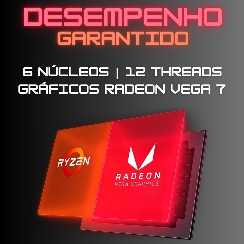 Pc Gamer Skill RGB AMD Ryzen 5 Gráficos Radeon Vega 7 Monitor LED 20 Kit Gamer 16GB DDR4 3200mhz SSD 512GB SGX-0056A - 4