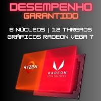 Pc Gamer Skill RGB AMD Ryzen 5 Gráficos Radeon Vega 7 Monitor LED 20 Kit Gamer 16GB DDR4 3200mhz SSD 512GB SGX-0056A