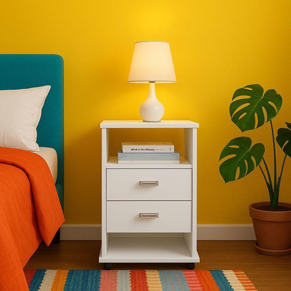 Mesa De Apoio Mdf Decorativa Multiuso – Compacta E Funcional - 1