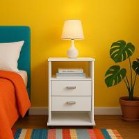 Mesa De Apoio Mdf Decorativa Multiuso – Compacta E Funcional - 1