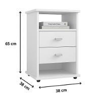 Mesa De Apoio Mdf Decorativa Multiuso – Compacta E Funcional - 3