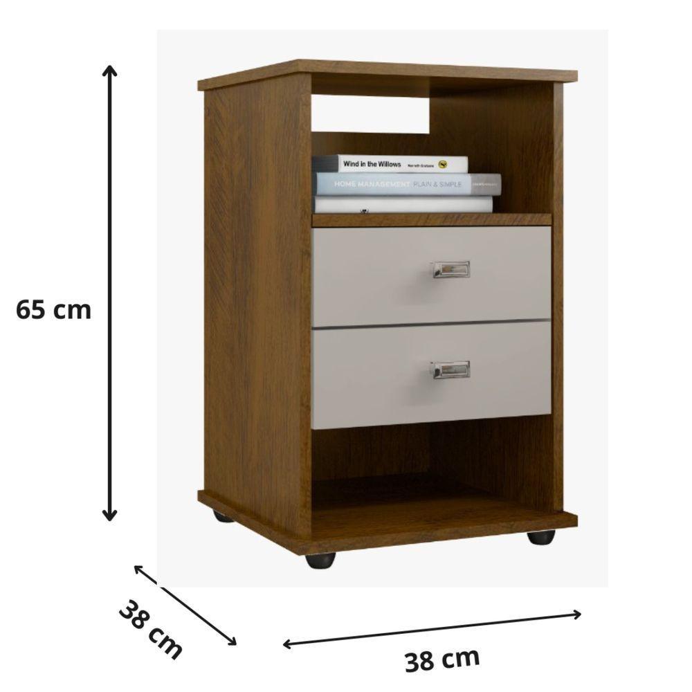 Mesa De Cabeceira Mdf Multiuso Quarto Escritório Sala - 2