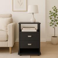 Mesa Lateral Mdf Quarto Escritório Cabeceira Moderna - 1