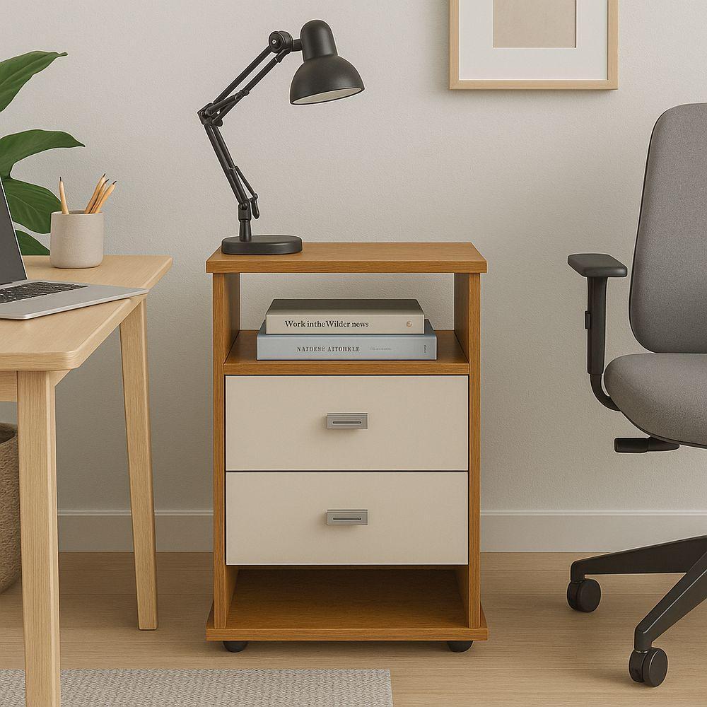 Mesa De Cabeceira Decorativa Mdf Multiuso Quarto Escritório - 1