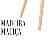 Jogo Mesa De Jantar Sala Cozinha Redonda Mdf 110cm Eiffel Branco E 4 Cadeiras Leda Wood Preta - 8