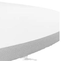 Mesa De Jantar Sala Cozinha Elegante Eiffel Redonda Branca De Madeira Mdf 90cm - 3