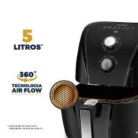 Air Fryer Britânia 5L Antiaderente Gold 1500W BAF45A 110V - 3