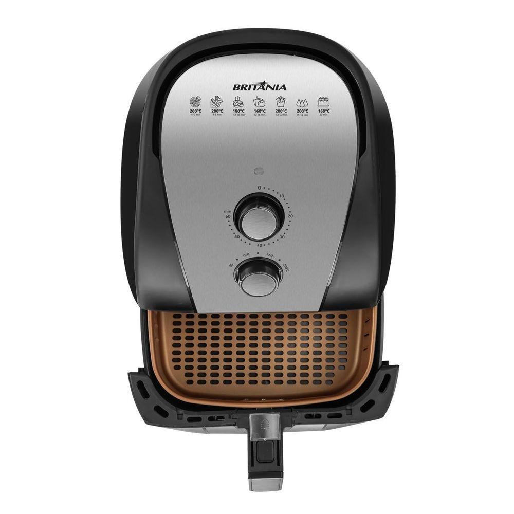 Air Fryer Britânia 5,5L Antiaderente Gold 1500W BFR51 220V - 2