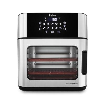 Fritadeira Air Fryer Philco PAF16A 16L Painel Digital 10 Funções Preto 110V