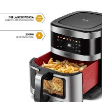 Air Fryer Philco 9L Visor Glass Painel Digital PAF90C 220V