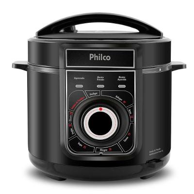 Panela de Pressão Elétrica Philco PPP02PI 5L 900W Inox com Timer e Antiaderente 220V