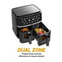 Air Fryer Philco 10L Cesto Duplo 2000W PAF10A 220V