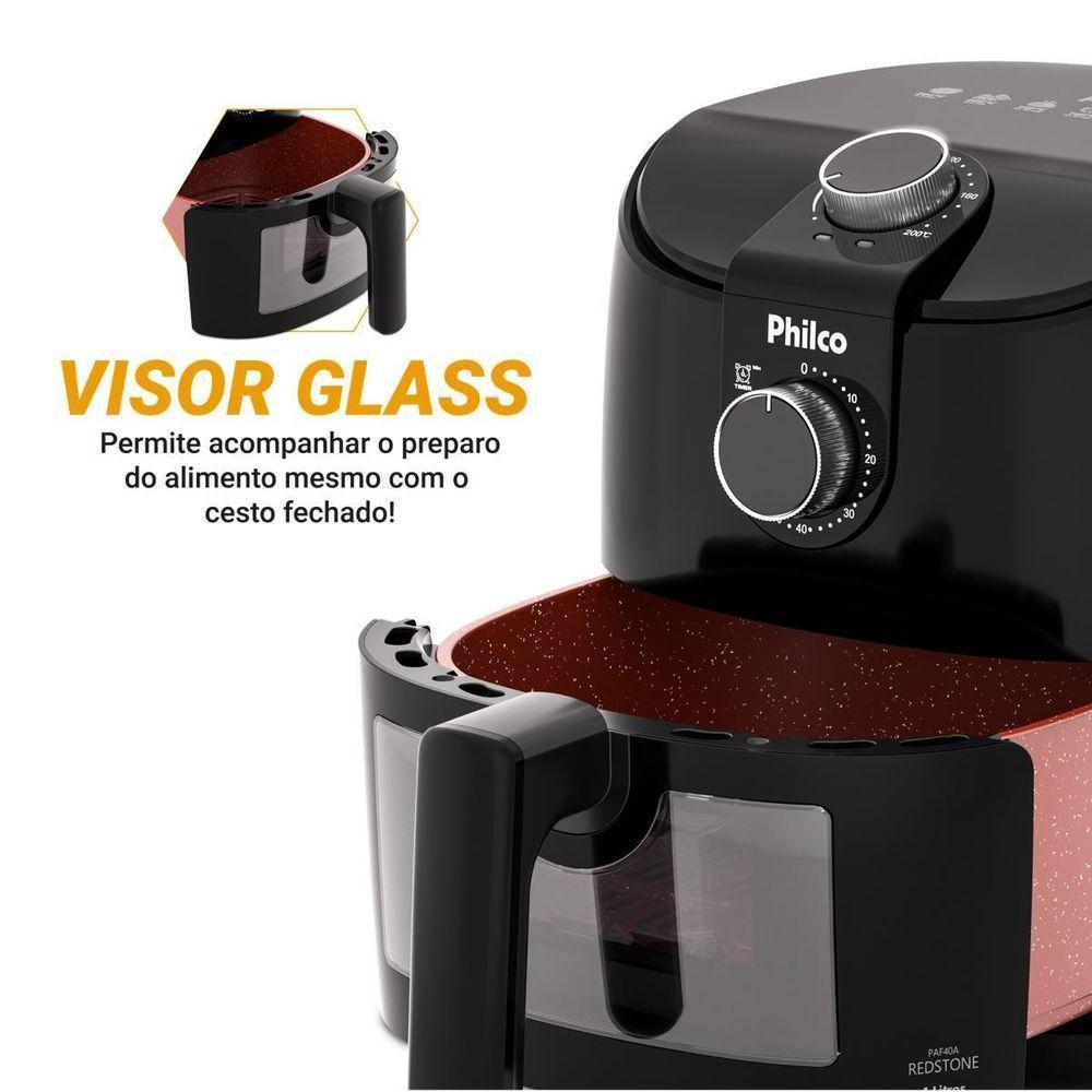 Air Fryer Philco 4L Revestimento Redstone 1500W PAF40A 110V - 3