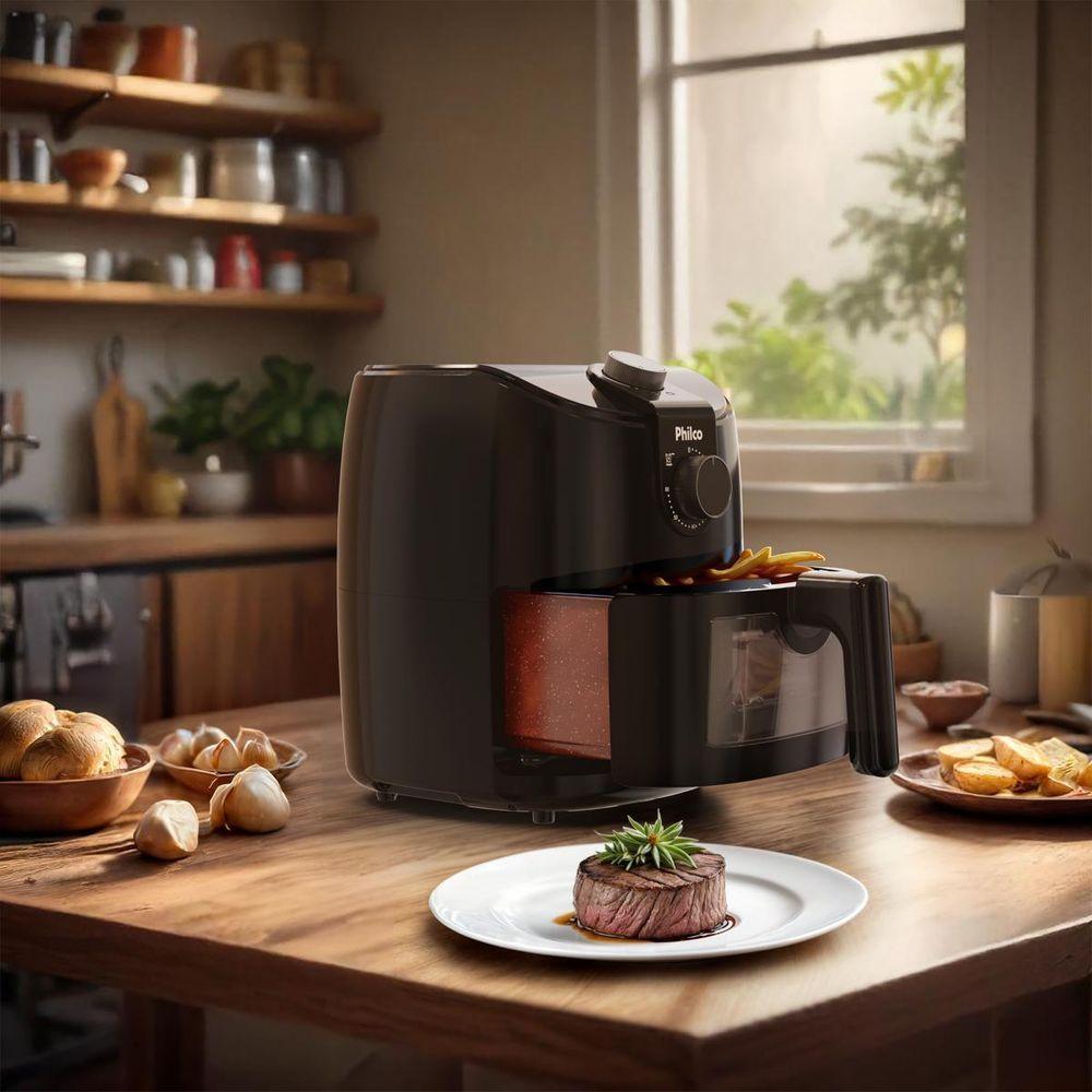 Air Fryer Philco 4L Revestimento Redstone 1500W PAF40A 110V - 6