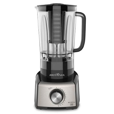Liquidificador Britânia BLQ1380P Pro Maxx 6 1200W 3L com 6 Lâminas Inox Preto 220V