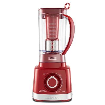 Liquidificador Britânia BLQ1300V 1400W 3L Fortis Turbo 12 Velocidades Vermelho 220V