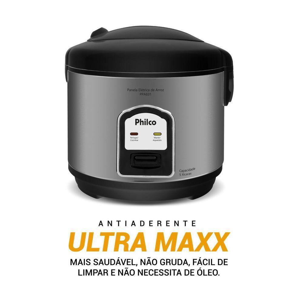 Panela De Arroz Elétrica Philco 5 Xícaras 1,6L PPAE01 220V - 3