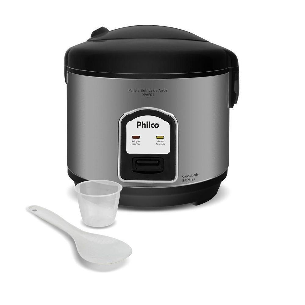 Panela De Arroz Elétrica Philco 5 Xícaras 1,6L PPAE01 220V - 8