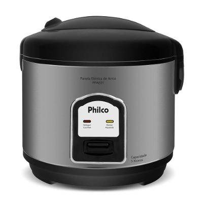 Panela de Arroz Elétrica Philco PPAE01 1,6L 300W com Revestimento Antiaderente Ultra Maxx 220V