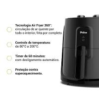 Air Fryer Philco 5,5L Cesto Quadrado 1500W PAF55A 110V - 6