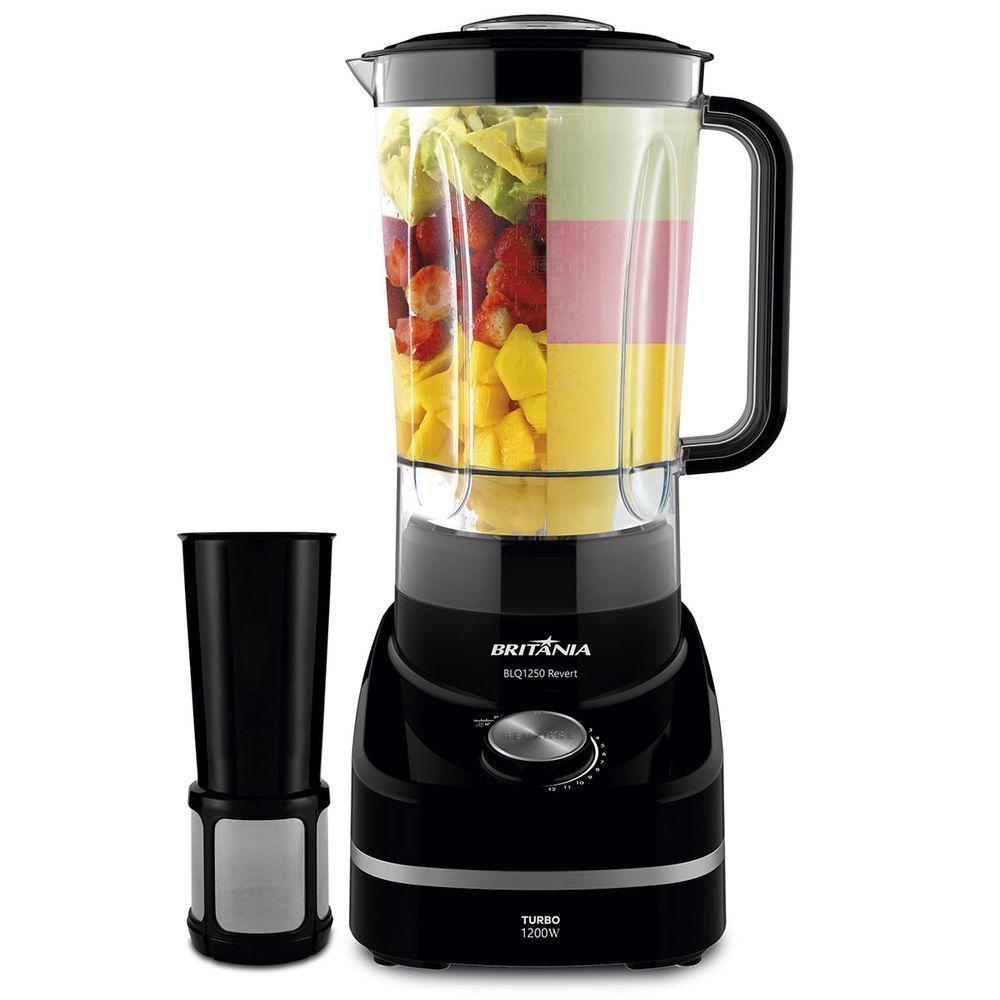 Liquidificador Britânia Revert Turbo BLQ1250P 1200W 220V - 2