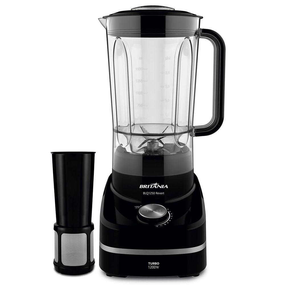 Liquidificador Britânia Revert Turbo BLQ1250P 1200W 220V - 3