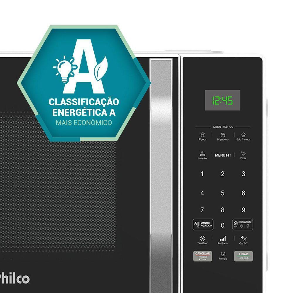 Micro-ondas 25L Philco Função Tira Odor 1100W PM27 110V - 6