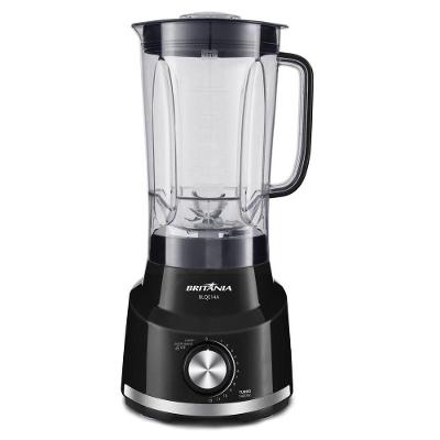Liquidificador Britânia BLQE14A 1400W 3,2L com Turbo Pulsar Autolimpeza Ice Preto 220V