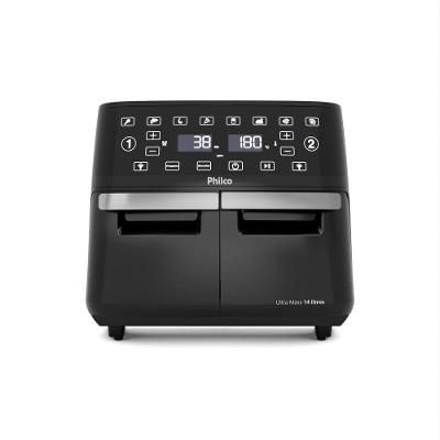 Fritadeira Air Fryer Philco PAF14A 14L 4 em 1 Digital 8 Funções Preto 220V