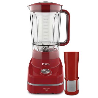 Liquidificador Philco PLQ125V Reverse Turbo 1200W 2.7L 12 Velocidades Vermelho 220V