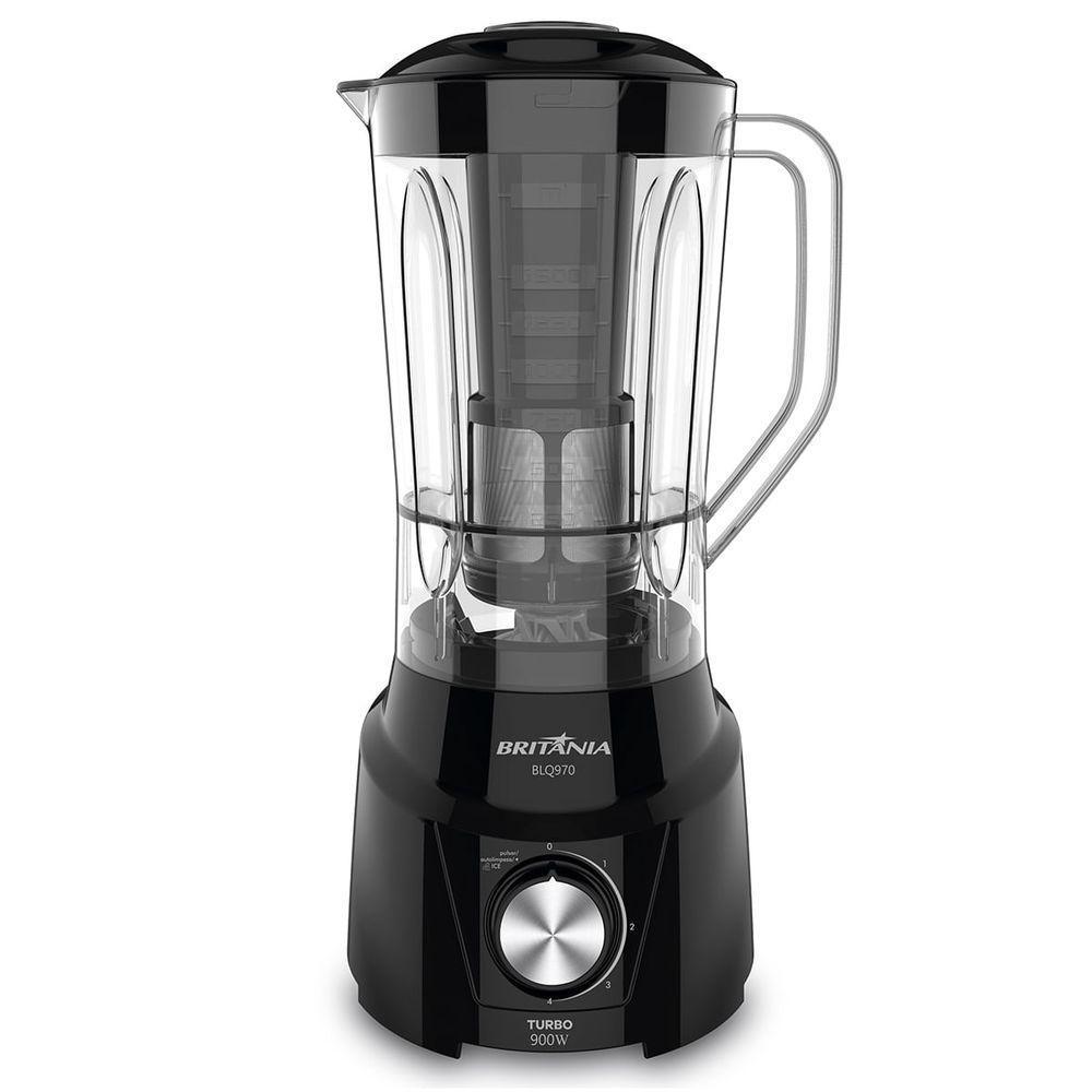 Liquidificador Britânia BLQ970P Turbo 900W 220V - 1