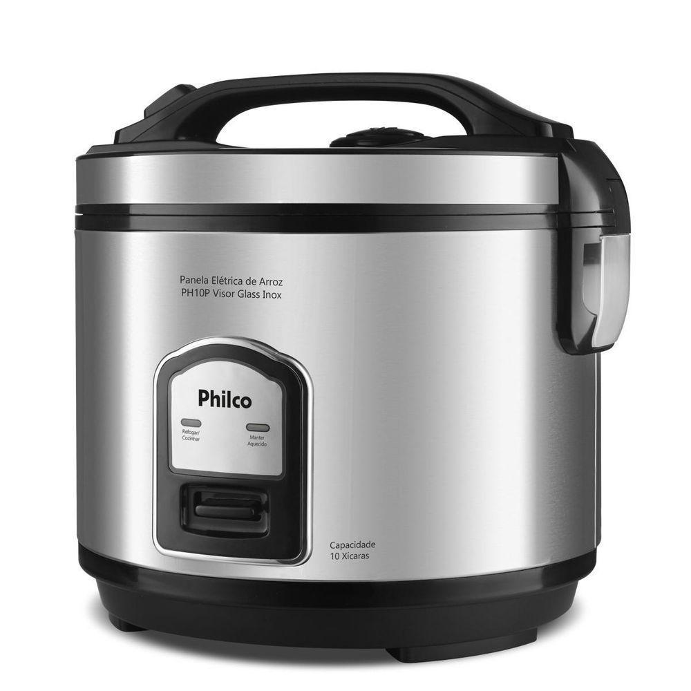 Panela De Arroz Elétrica Philco Inox 10 Xícaras PH10P 220V - 7