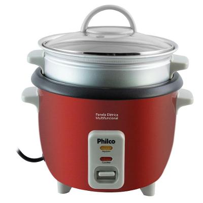 Panela Elétrica de Arroz Philco PPA3V 1,7L 350W Vermelho 220V