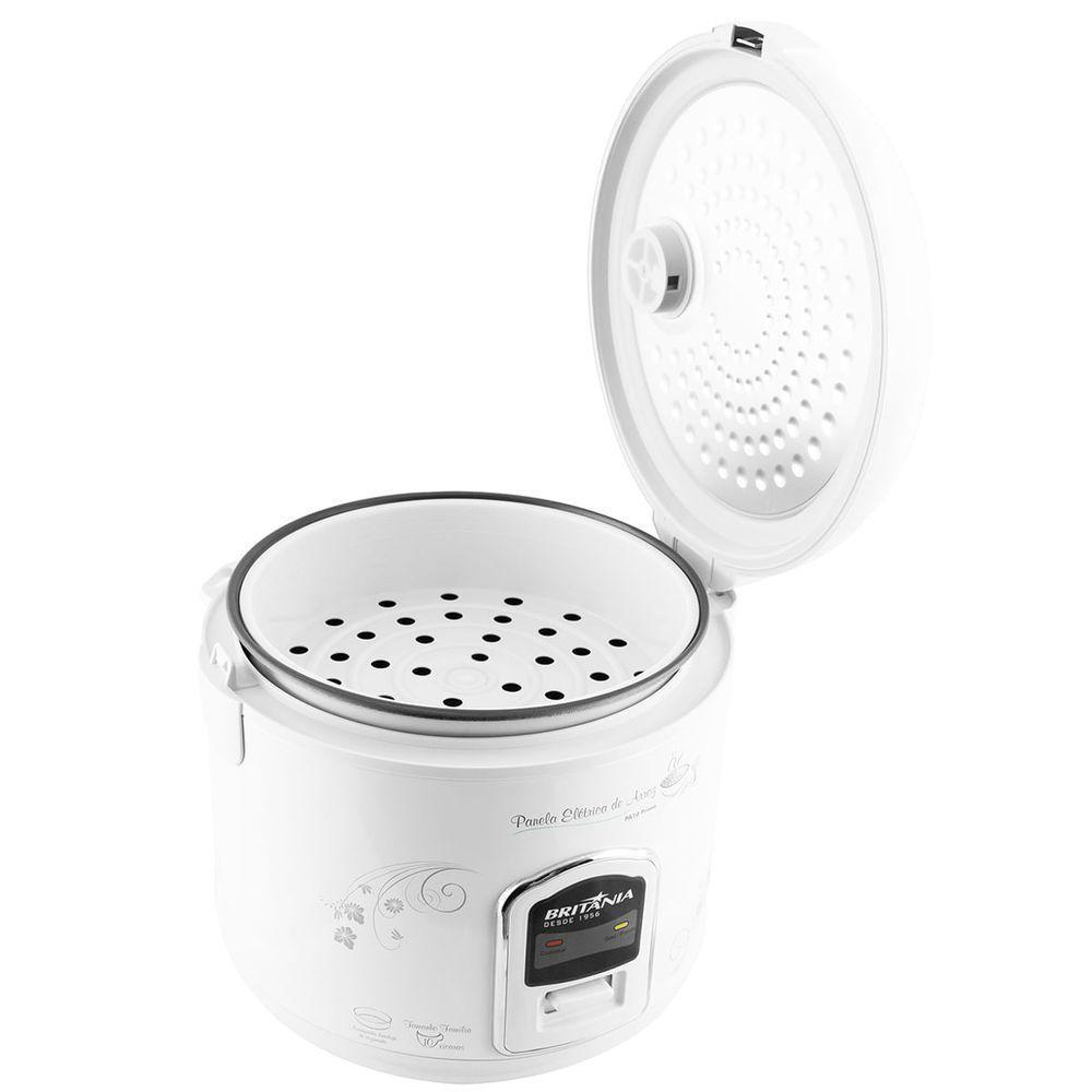 Panela De Arroz Elétrica Britânia 10 Xícaras 4L PA10 Prime 110V - 3