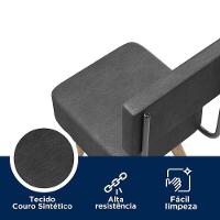 Conjunto Mesa Bistrô Viena E 2 Banquetas Barcelona 96cm Preto - Salaone Preto