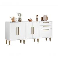 Balcão 5 Portas 2 Gavetas Lorena Kaiki Móveis - Branco - 2